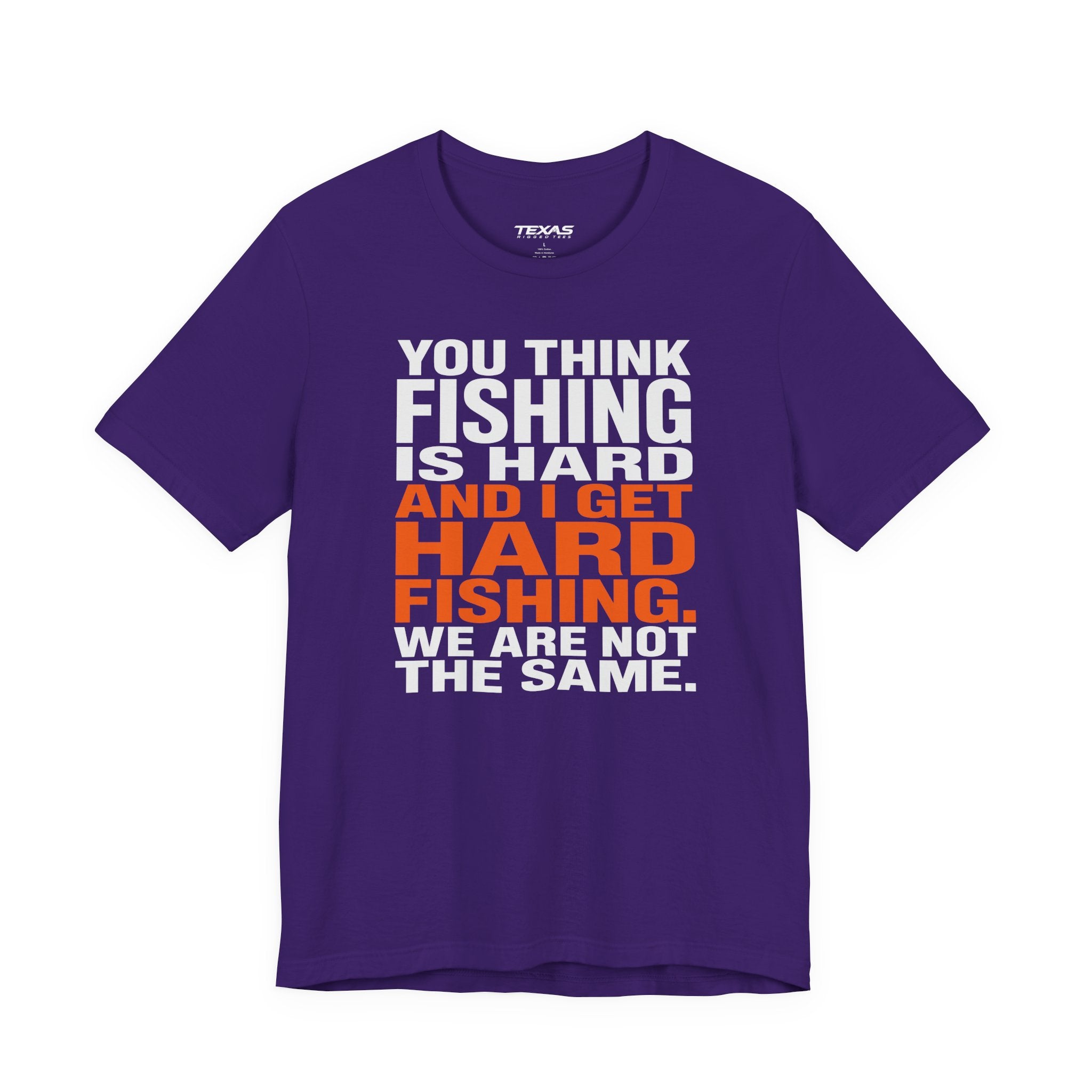 Hard Fishing — Unisex Cotton Tee