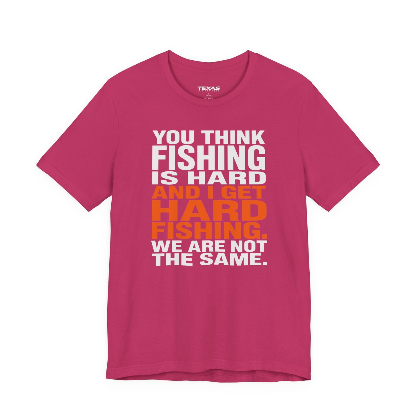 Hard Fishing — Unisex Cotton Tee
