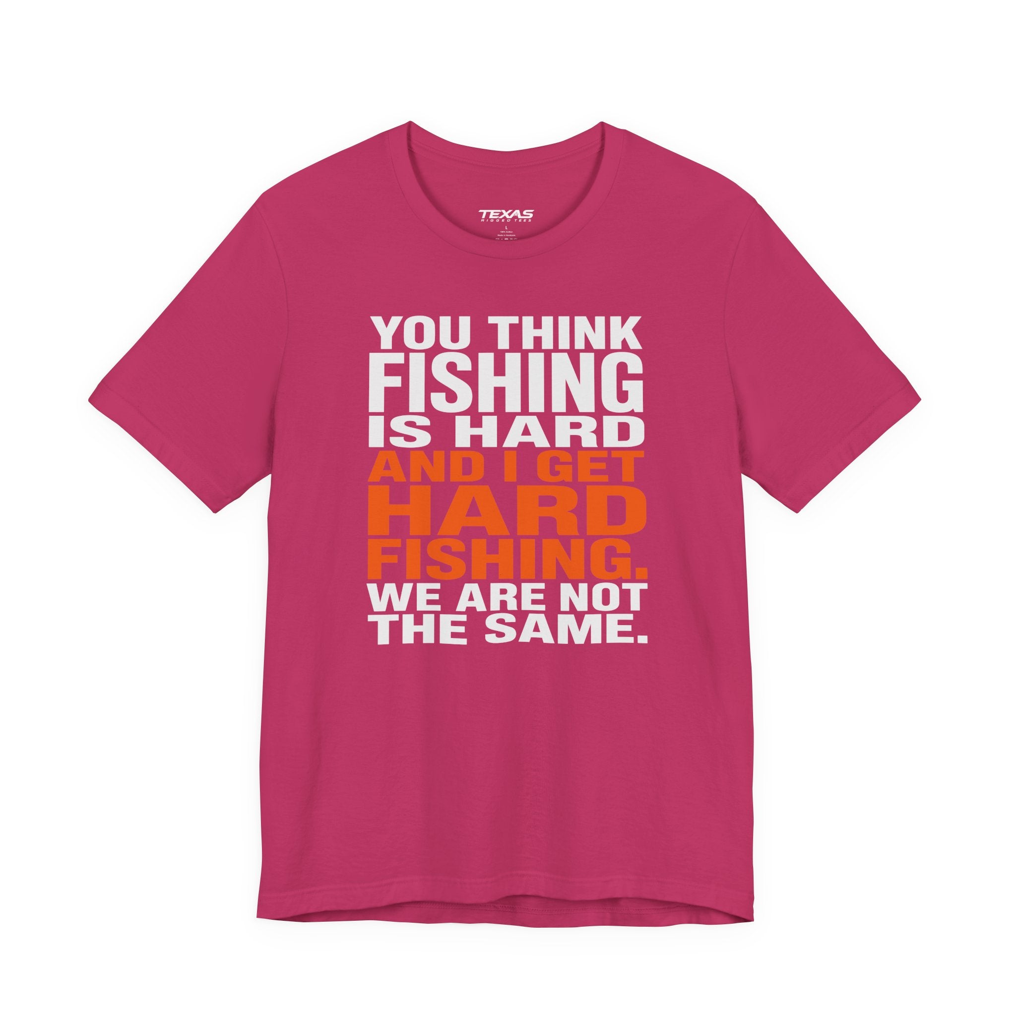 Hard Fishing — Unisex Cotton Tee