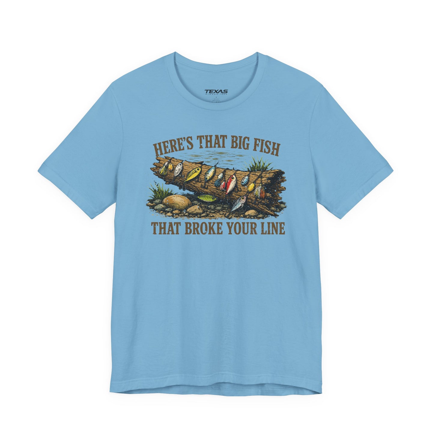 Here’s That Big Fish That Broke Your Line — Unisex Cotton Tee