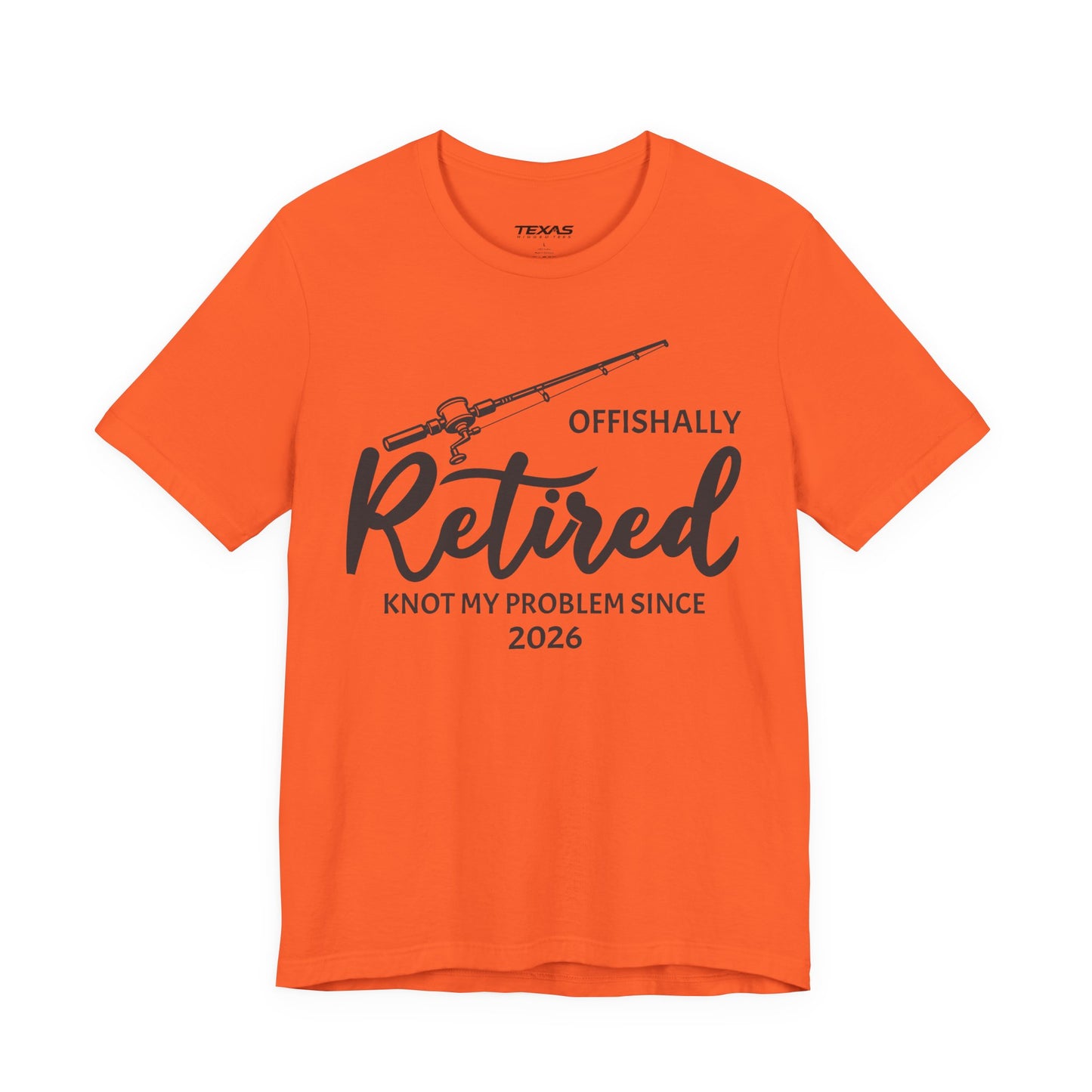 Offishally Retired — Unisex Cotton Tee (Customizable)