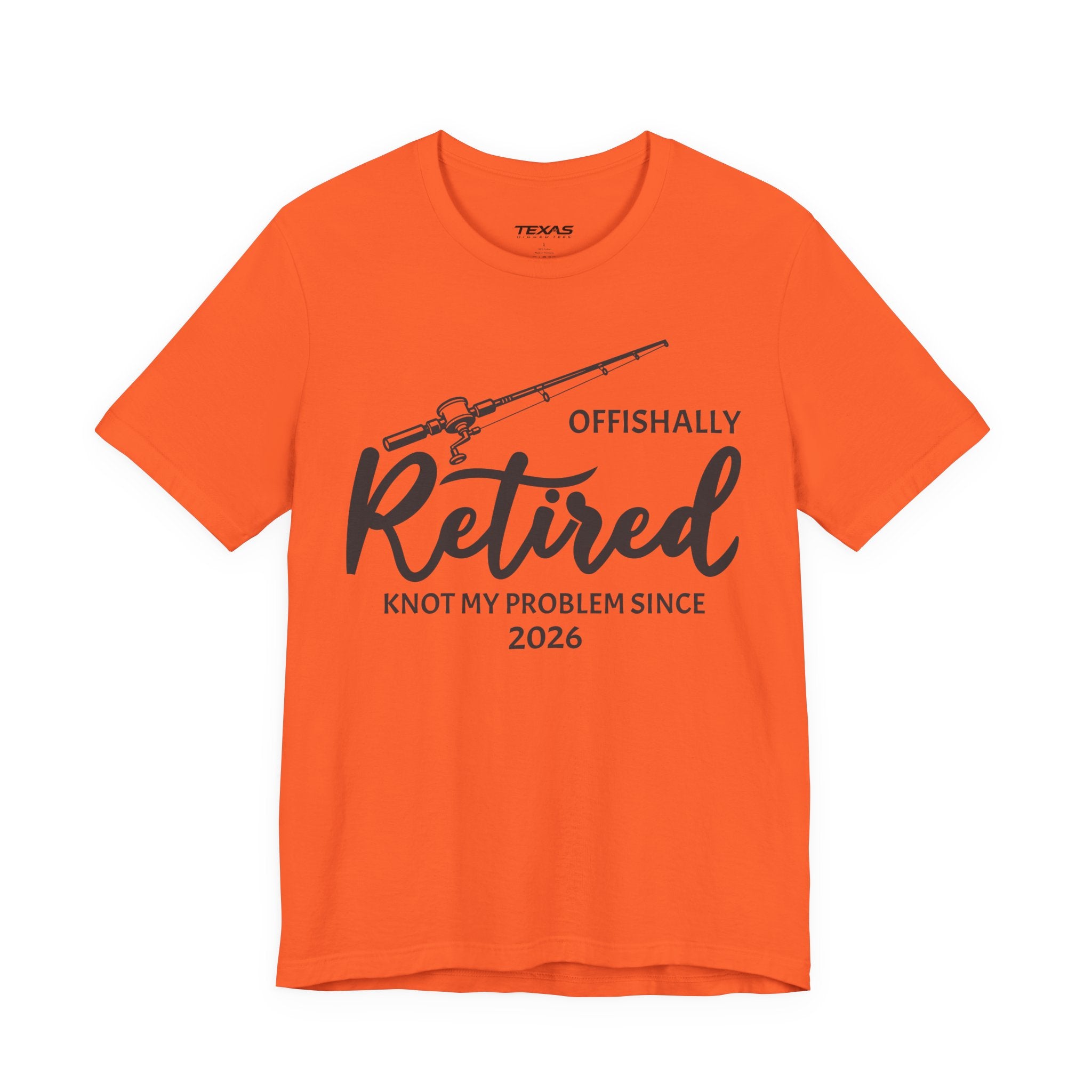 Offishally Retired — Unisex Cotton Tee (Customizable)