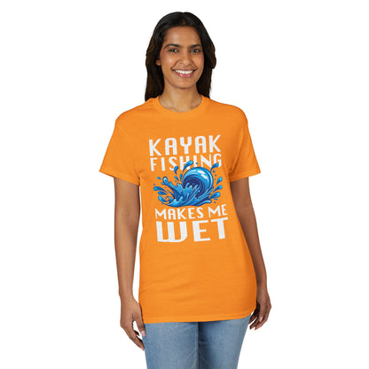 Kayak Fishing Makes Me Wet — Unisex DryBlend® T-Shirt