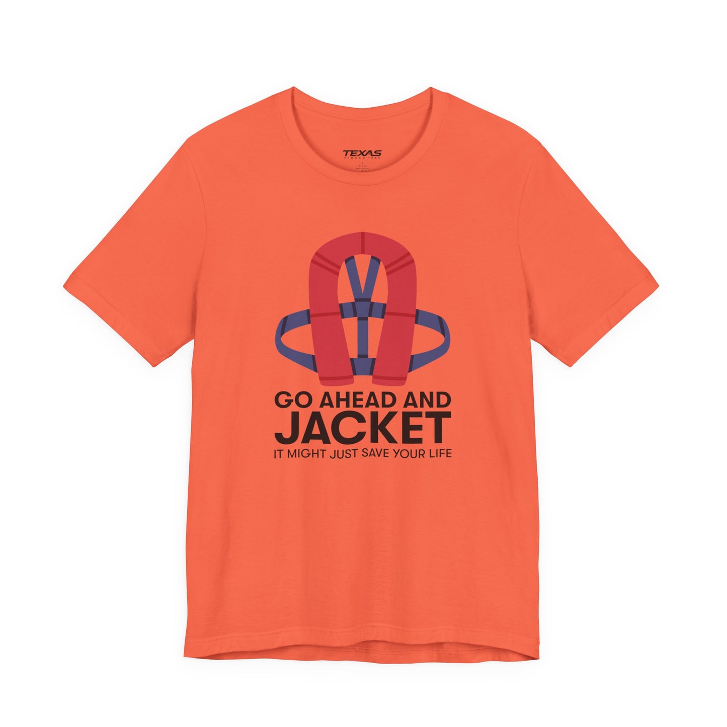Go Ahead and Jacket — Unisex Cotton Tee