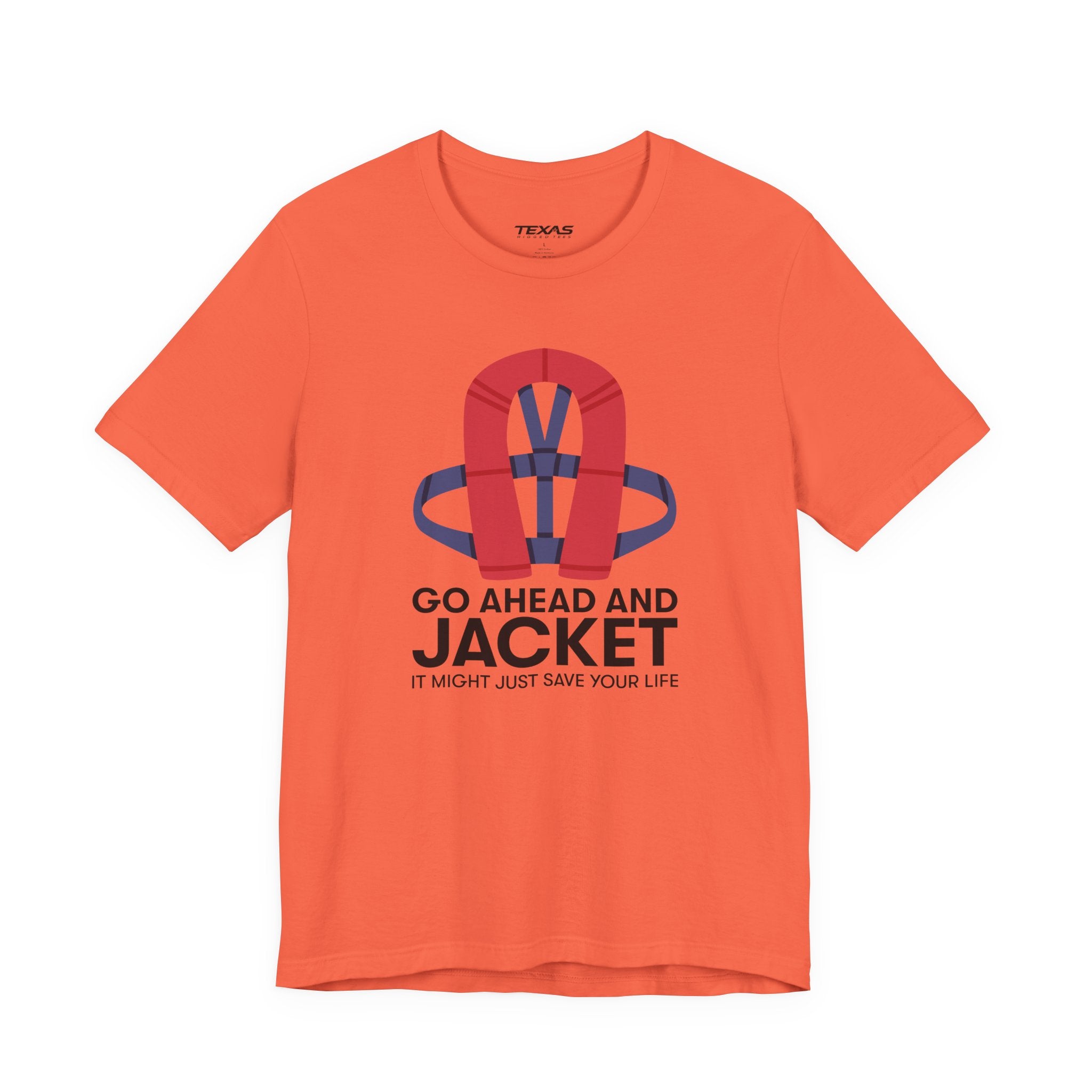 Go Ahead and Jacket — Unisex Cotton Tee