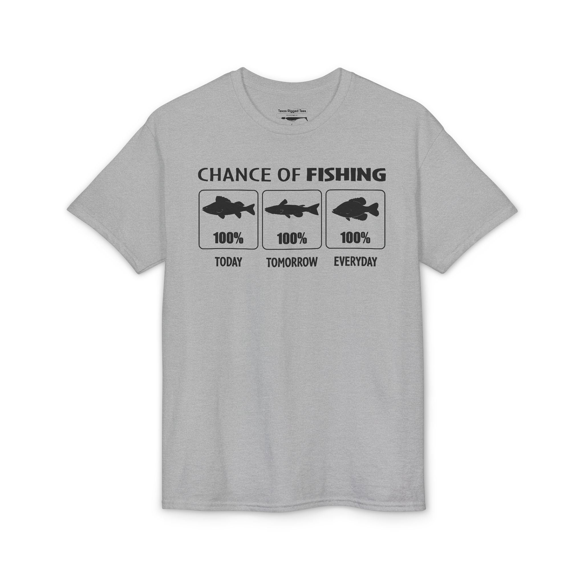 Chance of Fishing — Unisex DryBlend® T-Shirt
