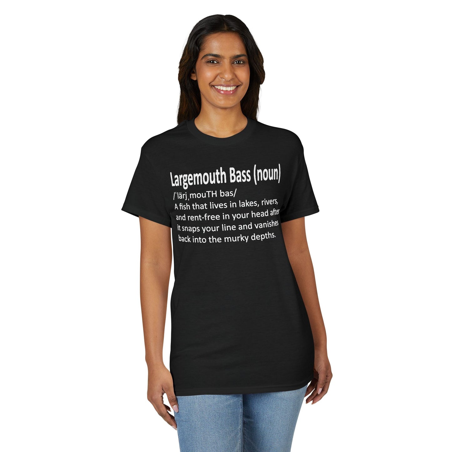Largemouth Bass Defined — Unisex DryBlend® T-Shirt