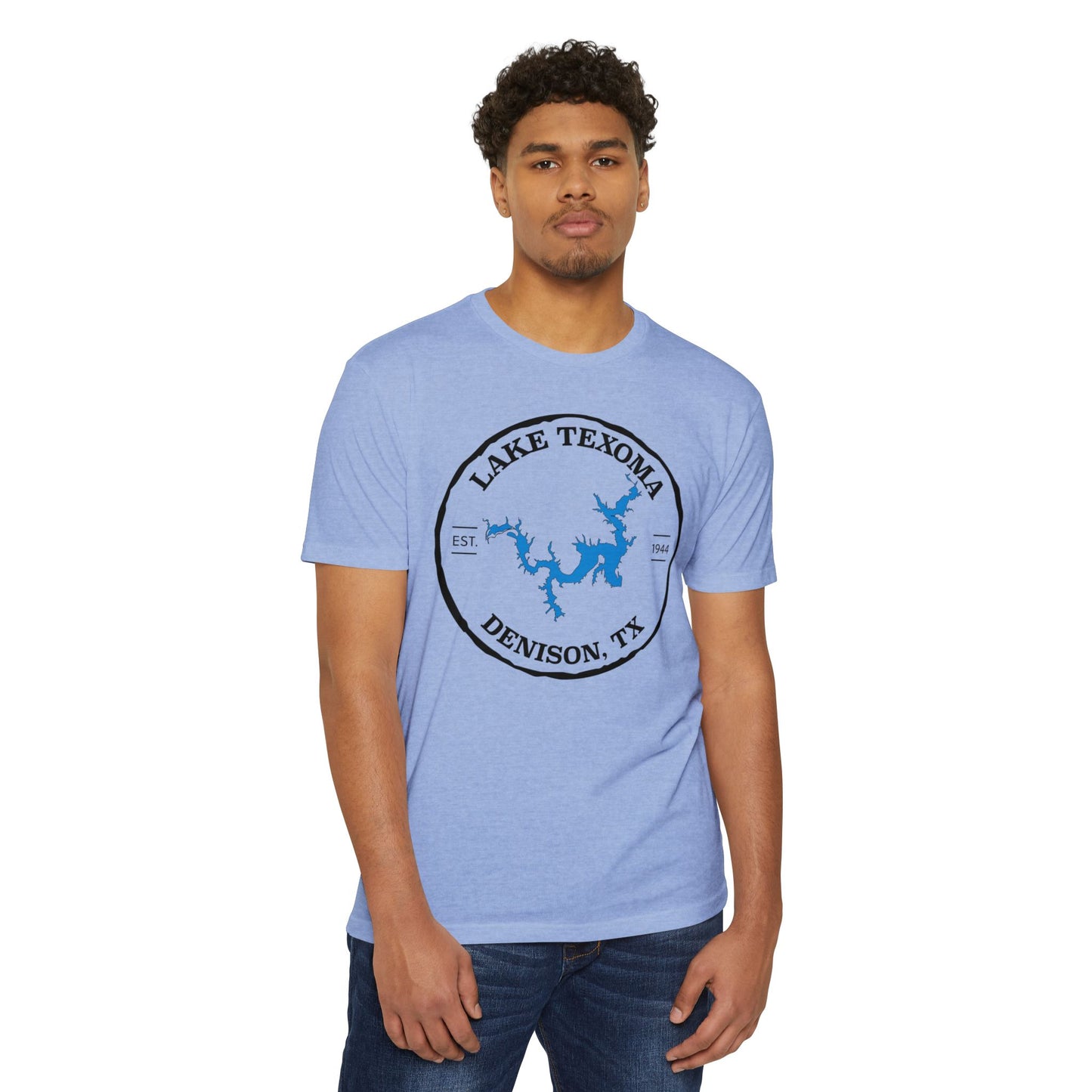 Lake Texoma — Unisex Cotton-Poly Blend T-Shirt