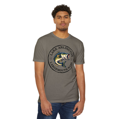 Lake Arlington Largemouth Bass — Unisex Cotton-Poly Blend T-Shirt