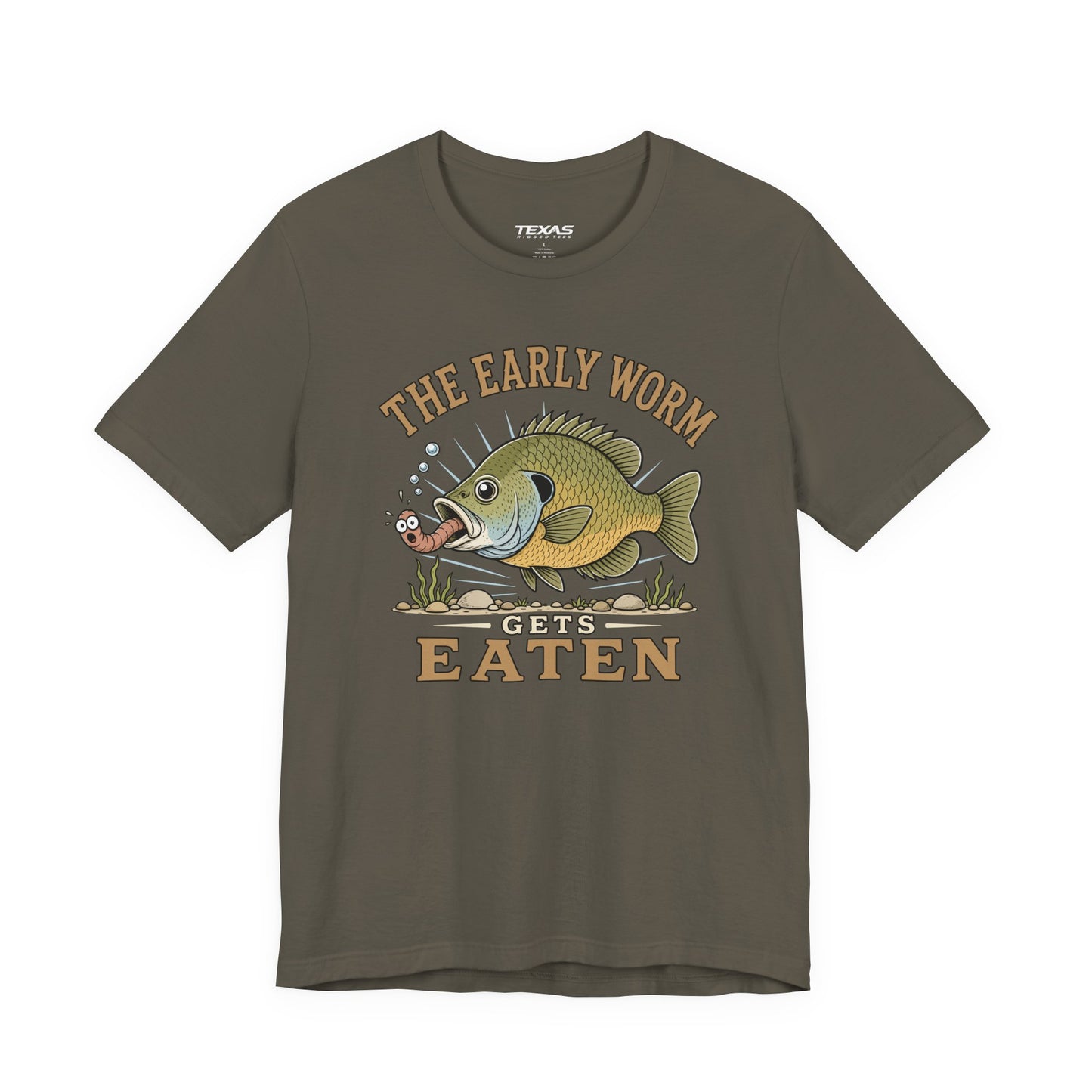 The Early Worm Gets Eaten — Unisex Cotton Tee