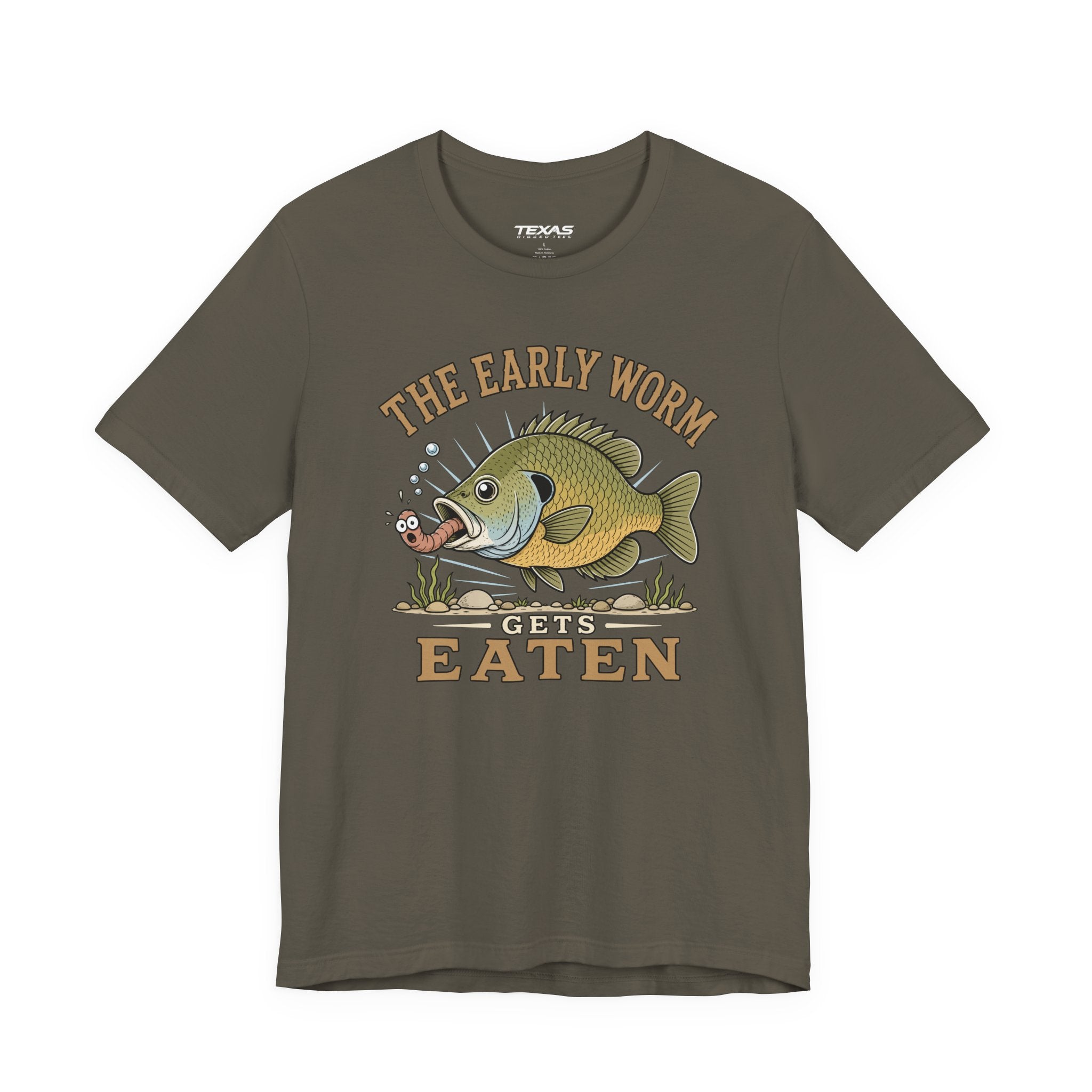 The Early Worm Gets Eaten — Unisex Cotton Tee