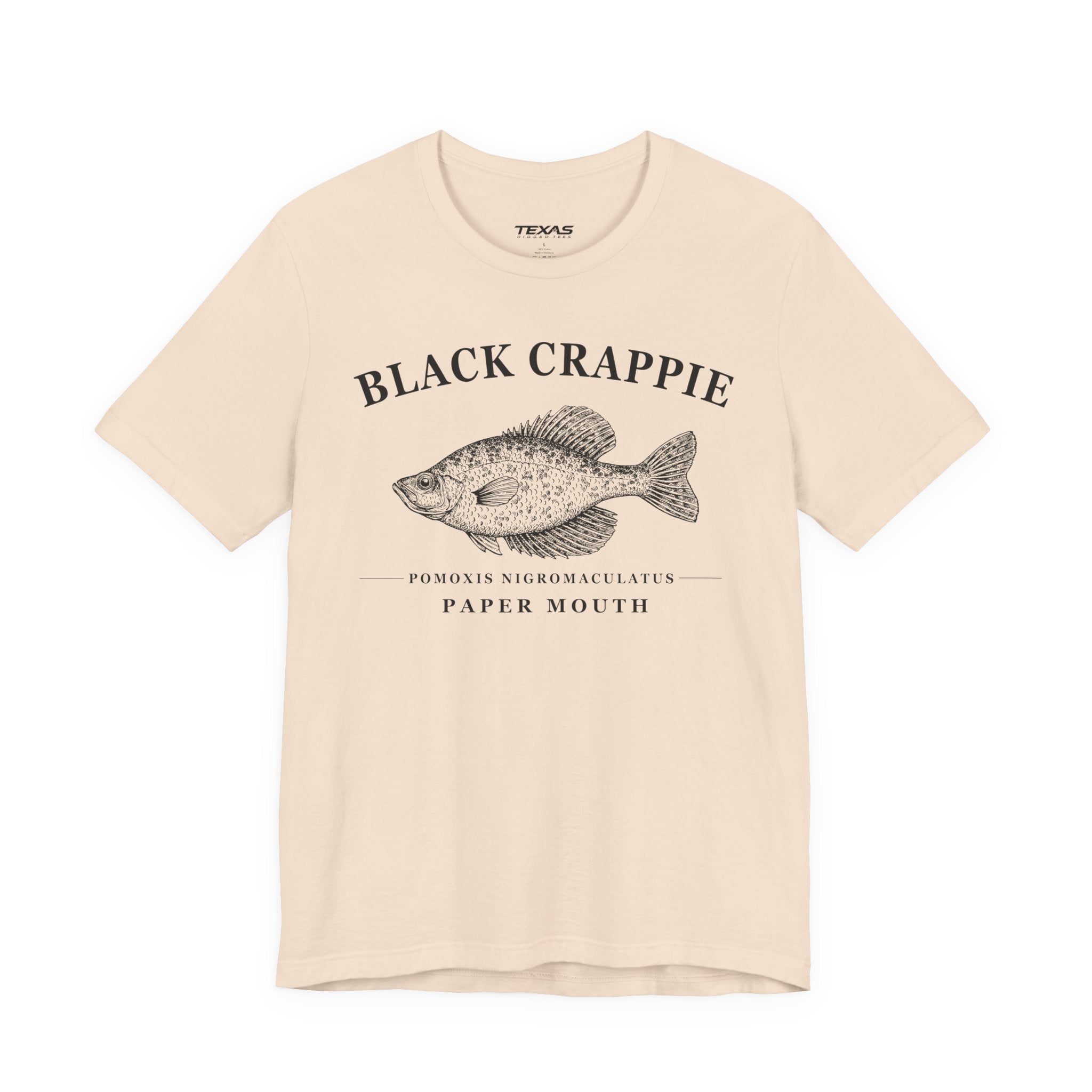Black Crappie — Unisex Cotton Tee