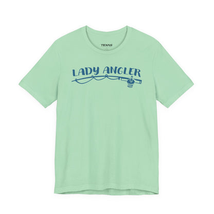 Lady Angler — Unisex Cotton Tee