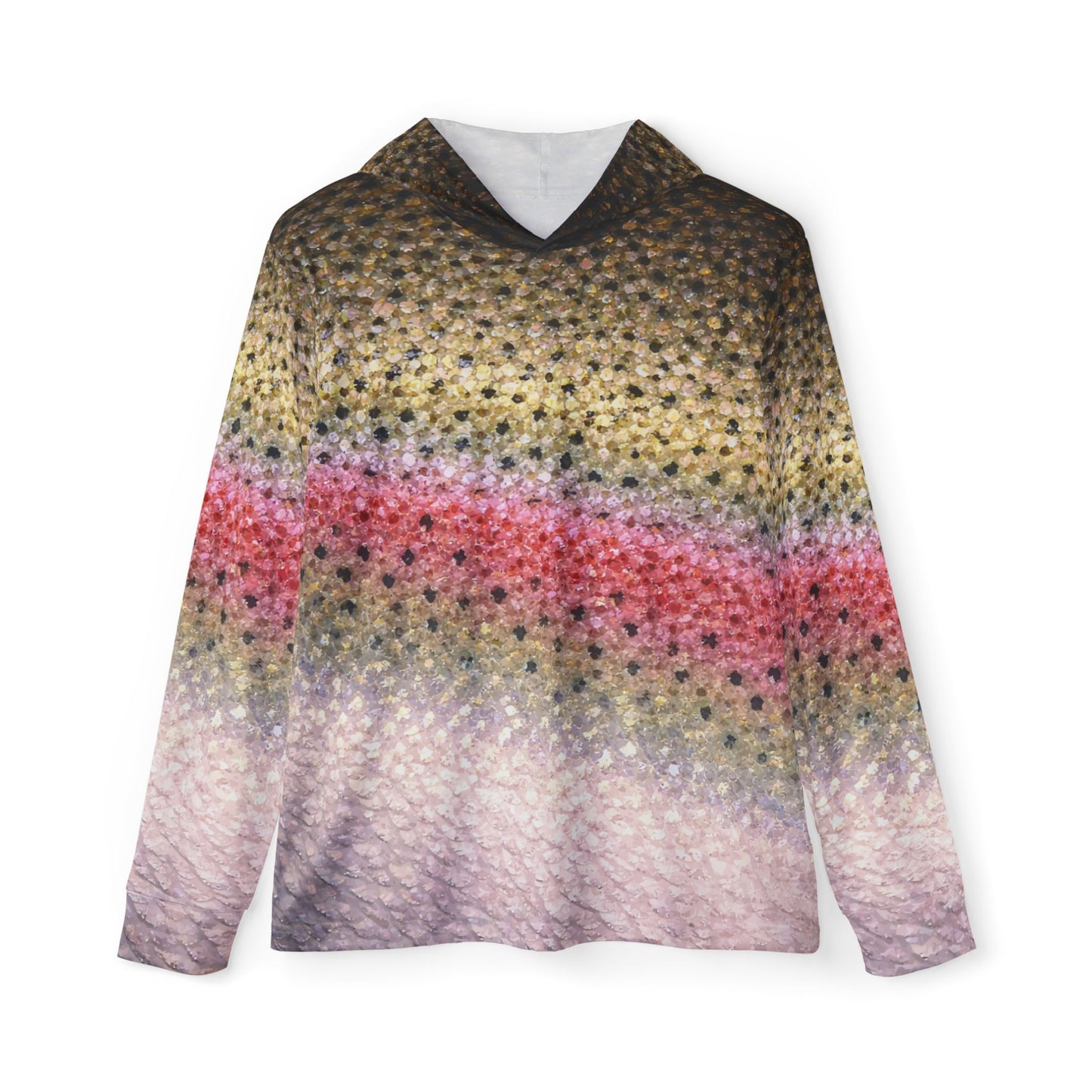 Rainbow Trout — Unisex Fishing Pullover Hoodie (SPF 50+)