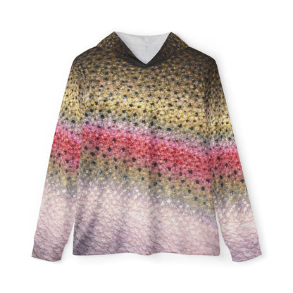 Rainbow Trout — Unisex Fishing Pullover Hoodie (SPF 50+)