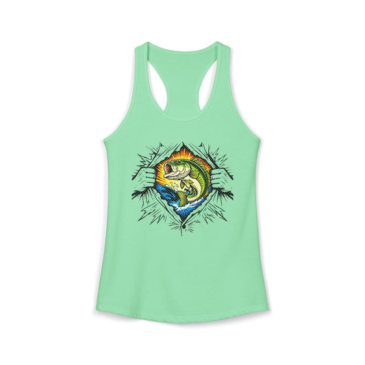 Fishing Is My Superpower — Women’s Racerback Tank