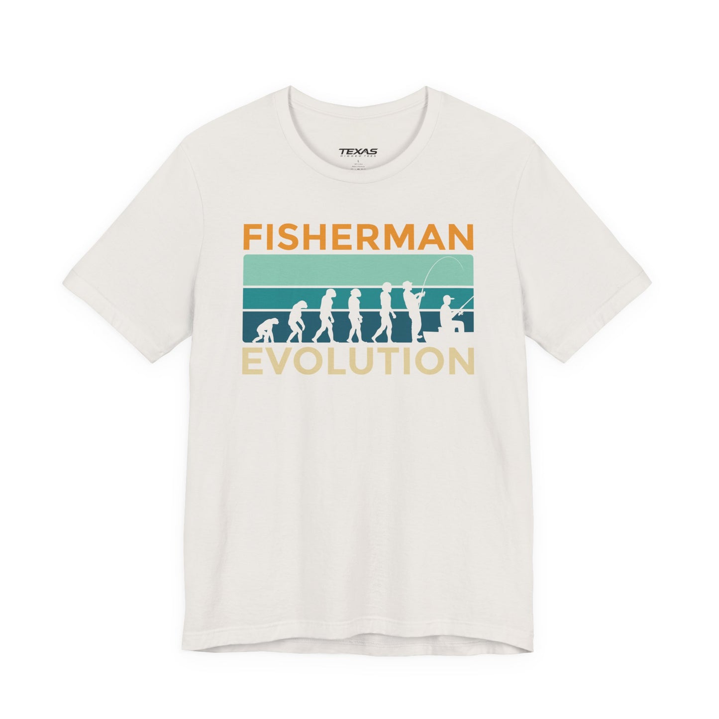 Fisherman Evolution — Unisex Cotton Tee