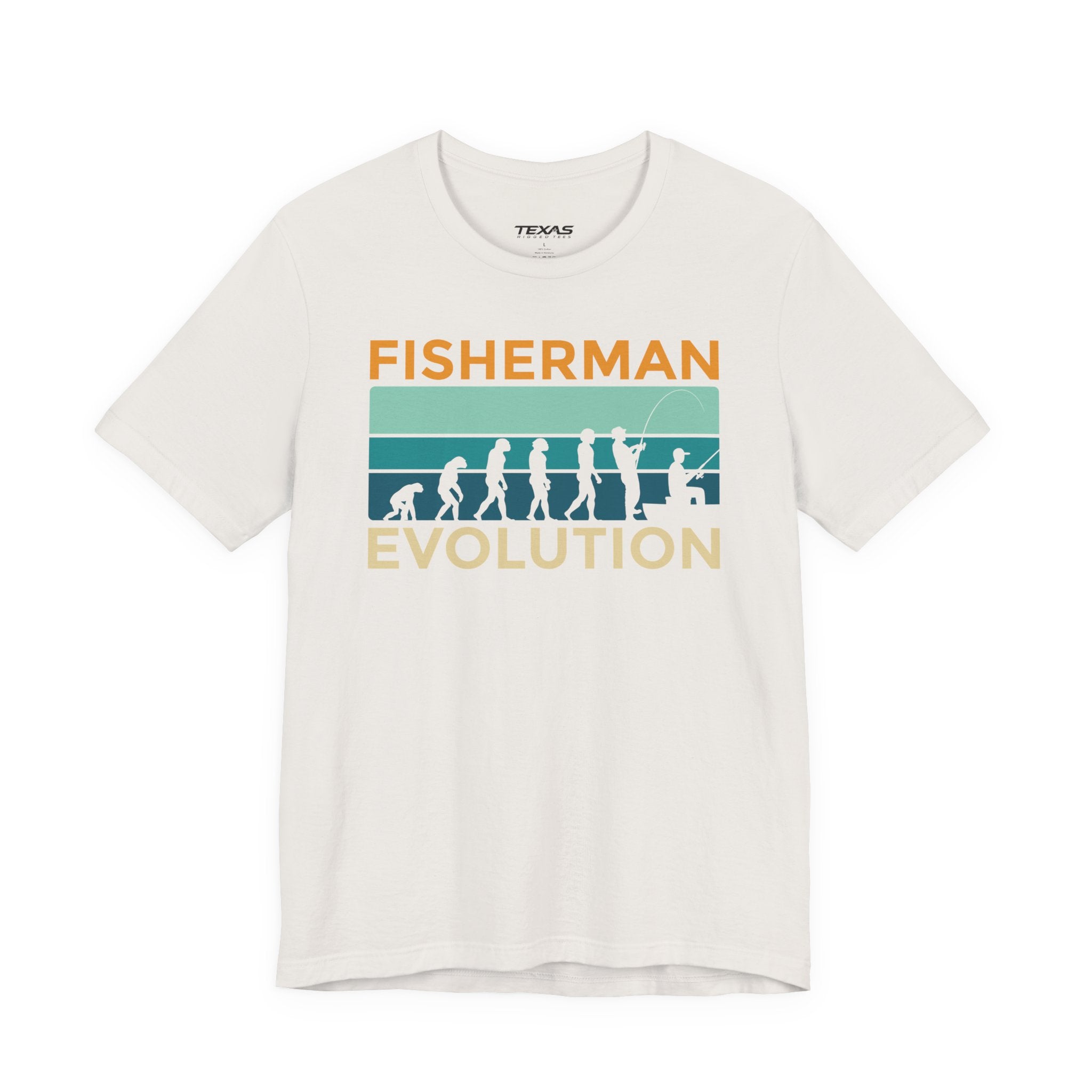 Fisherman Evolution — Unisex Cotton Tee