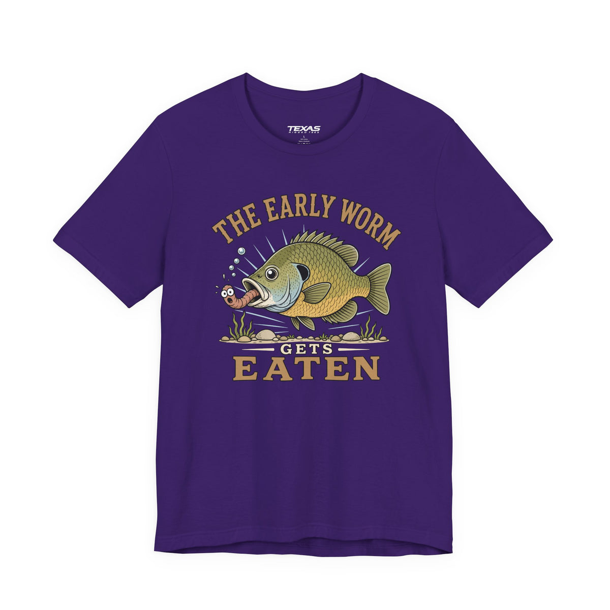 The Early Worm Gets Eaten — Unisex Cotton Tee