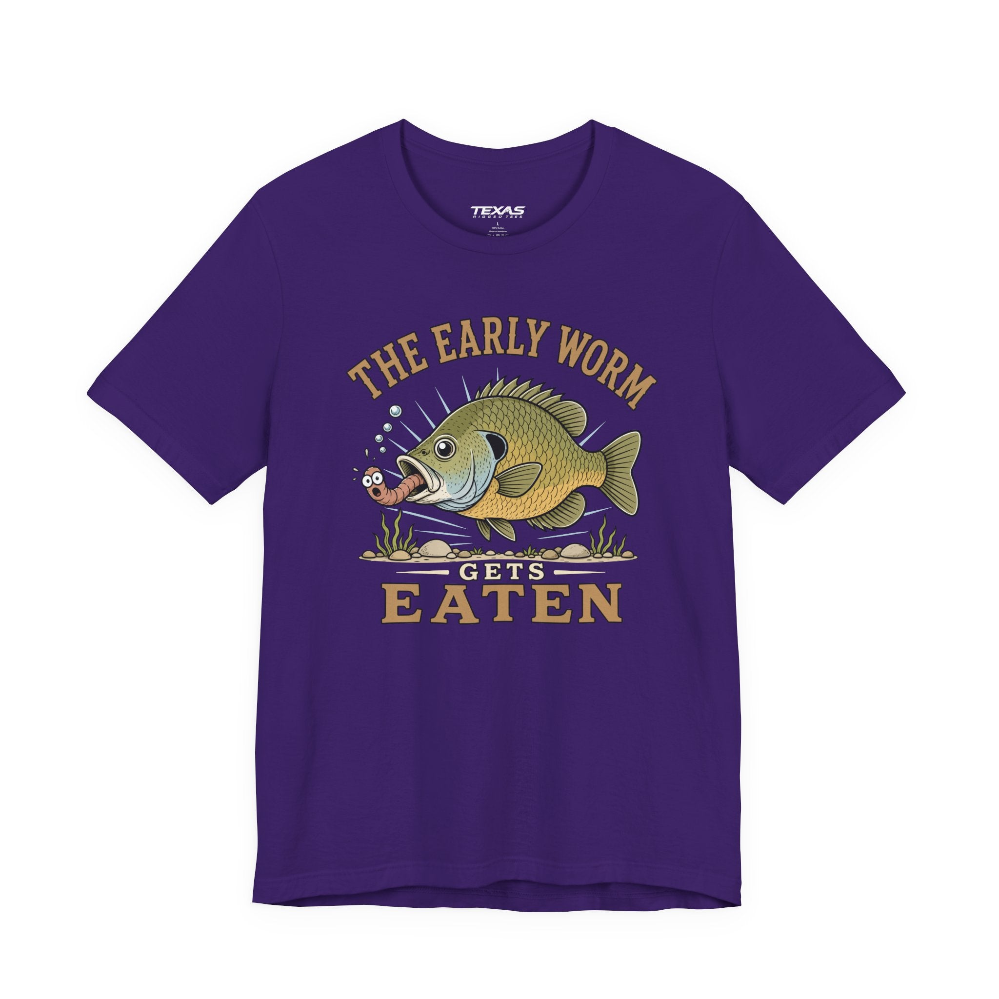The Early Worm Gets Eaten — Unisex Cotton Tee