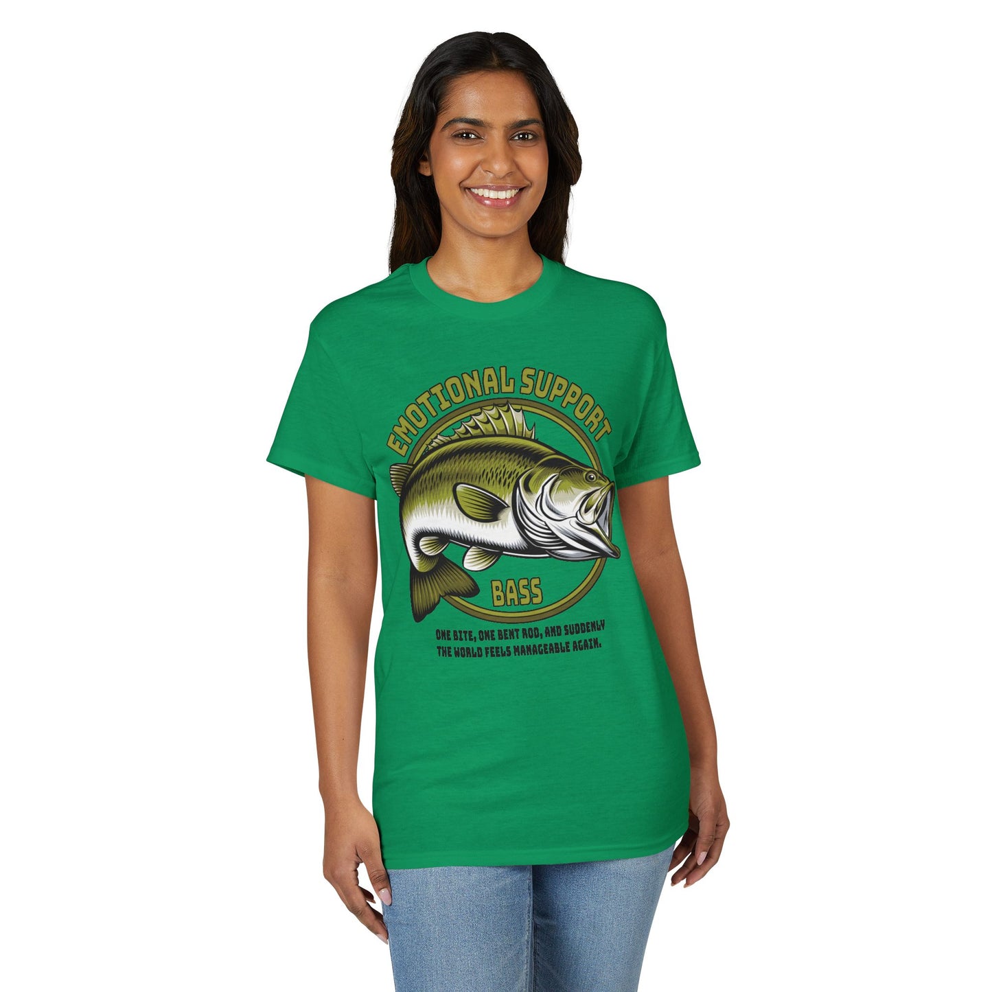 Emotional Support Bass — Unisex DryBlend® T-Shirt