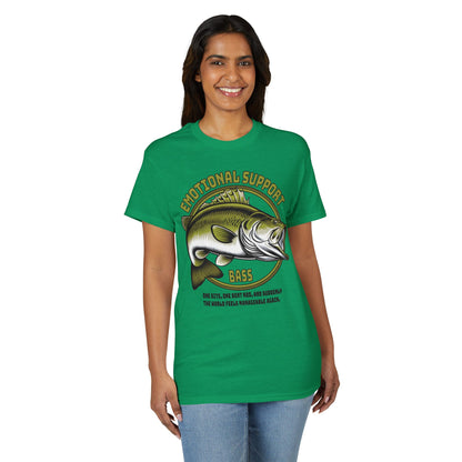 Emotional Support Bass — Unisex DryBlend® T-Shirt