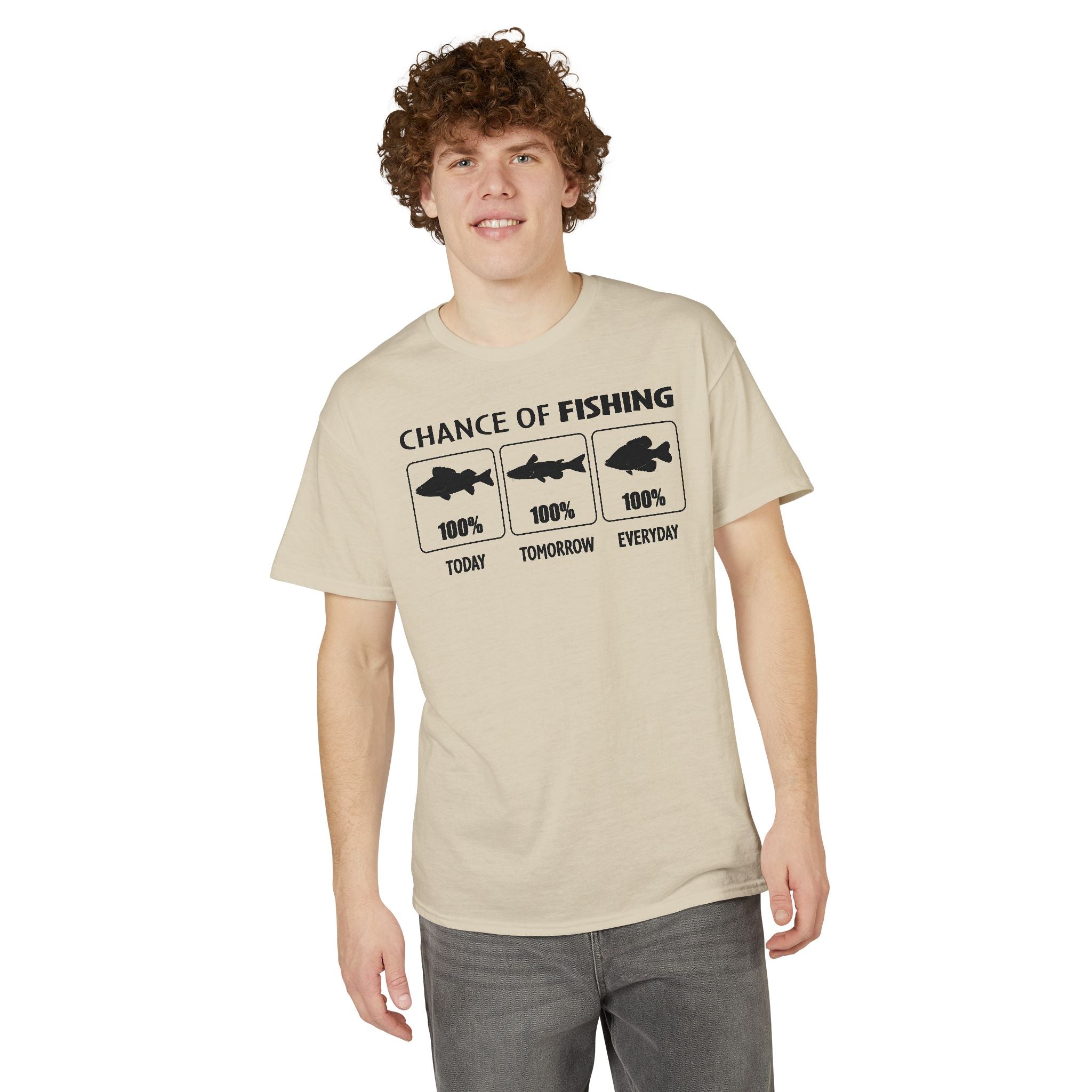 Chance of Fishing — Unisex DryBlend® T-Shirt