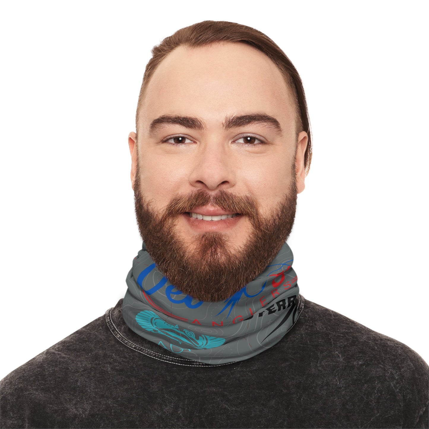 Dave Carrasco Dark Gray — Unisex Neck Gaiter (SPF 50+)
