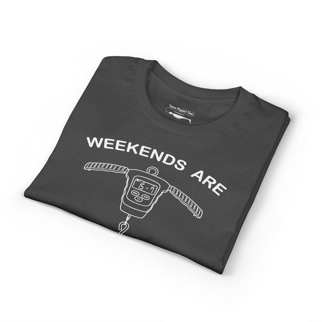 Weekends Are for Weigh-Ins — Unisex DryBlend® T-Shirt