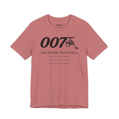 License to Chill — Unisex Cotton Tee