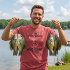 The Early Worm Goes Fishing (and Gets Eaten) — Unisex DryBlend® T-Shirt
