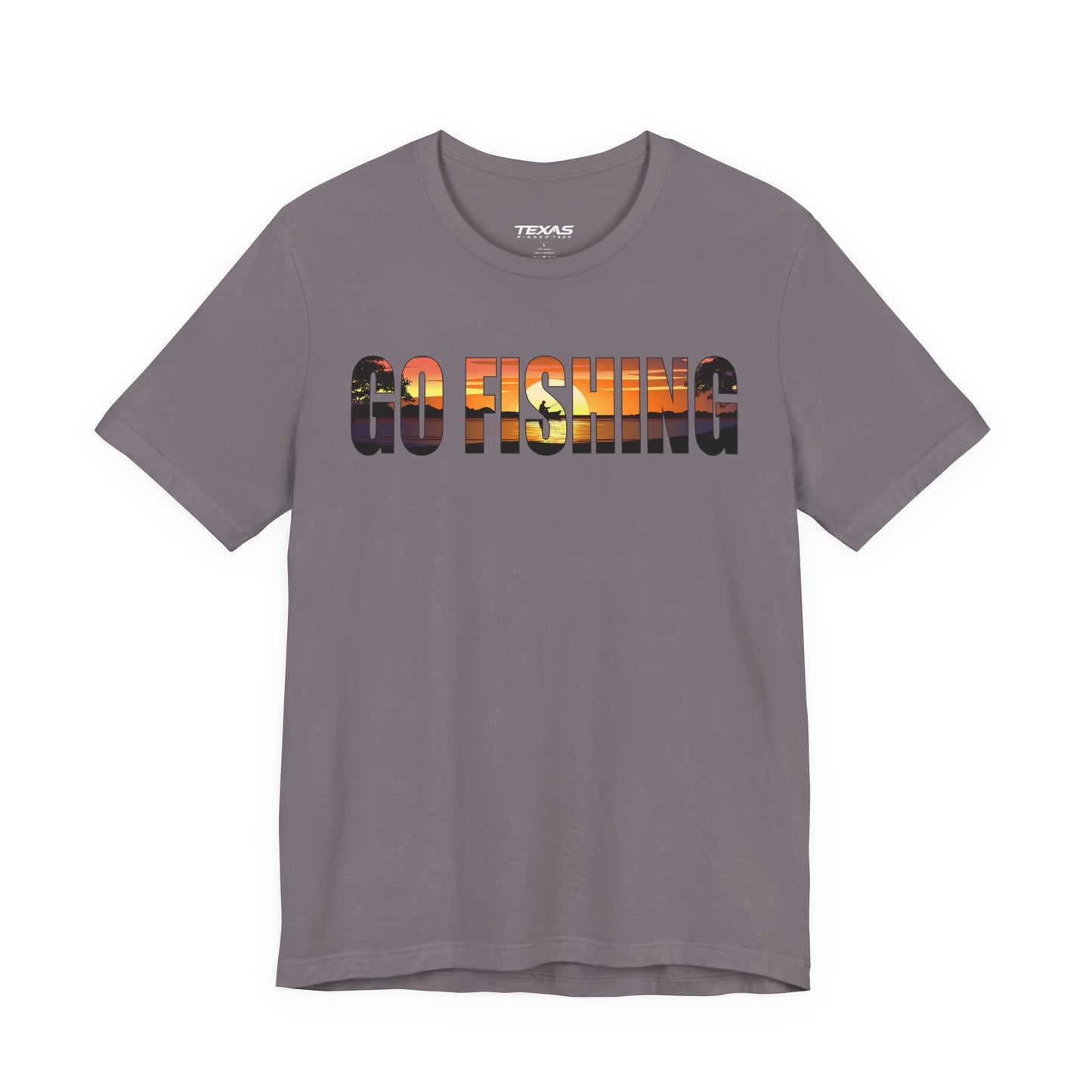 Go Fishing — Unisex Cotton Tee