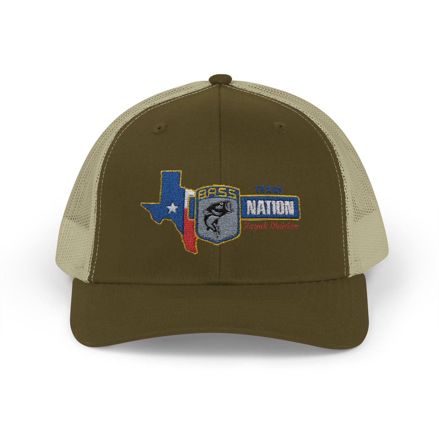 Texas BASS Nation (Kayak Division) — Embroidered Baseball Cap