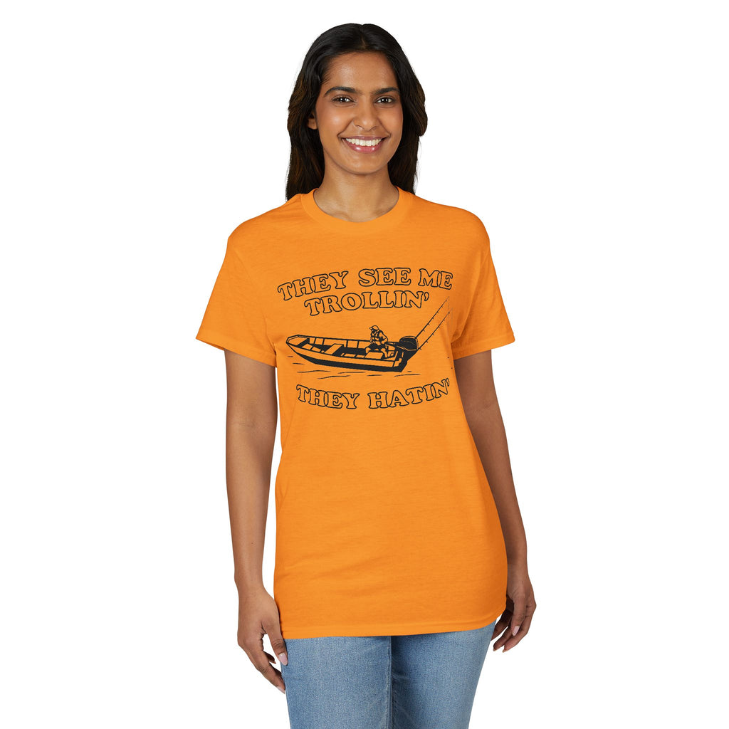 They See Me Trollin’, They Hatin’ — Unisex DryBlend® T-Shirt