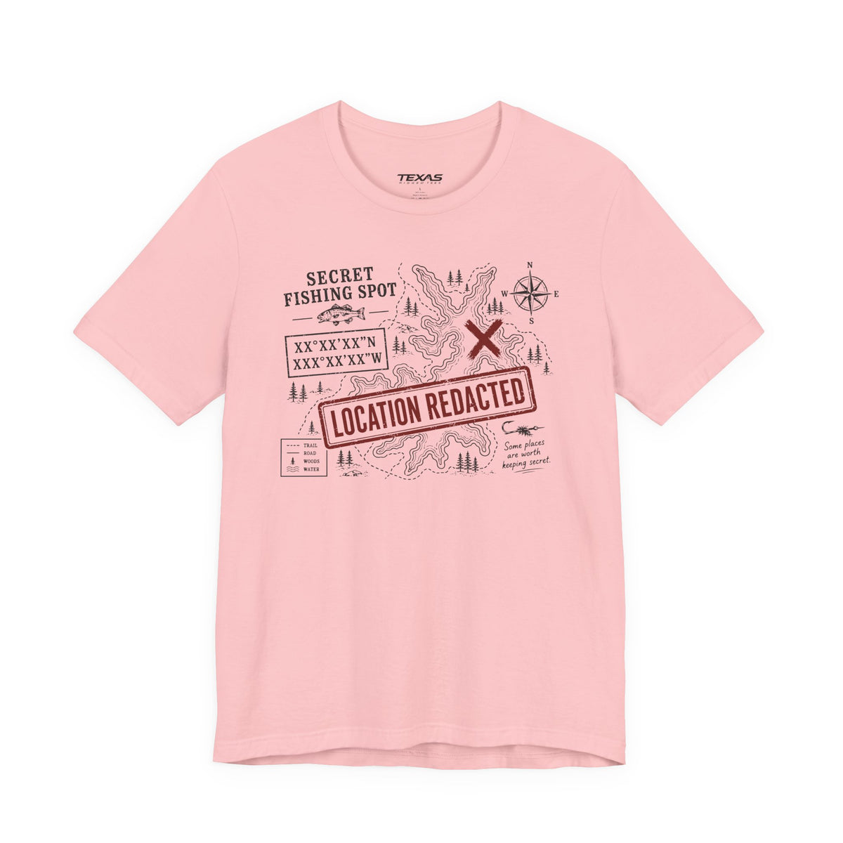 Secret Fishing Spot — Unisex Cotton Tee