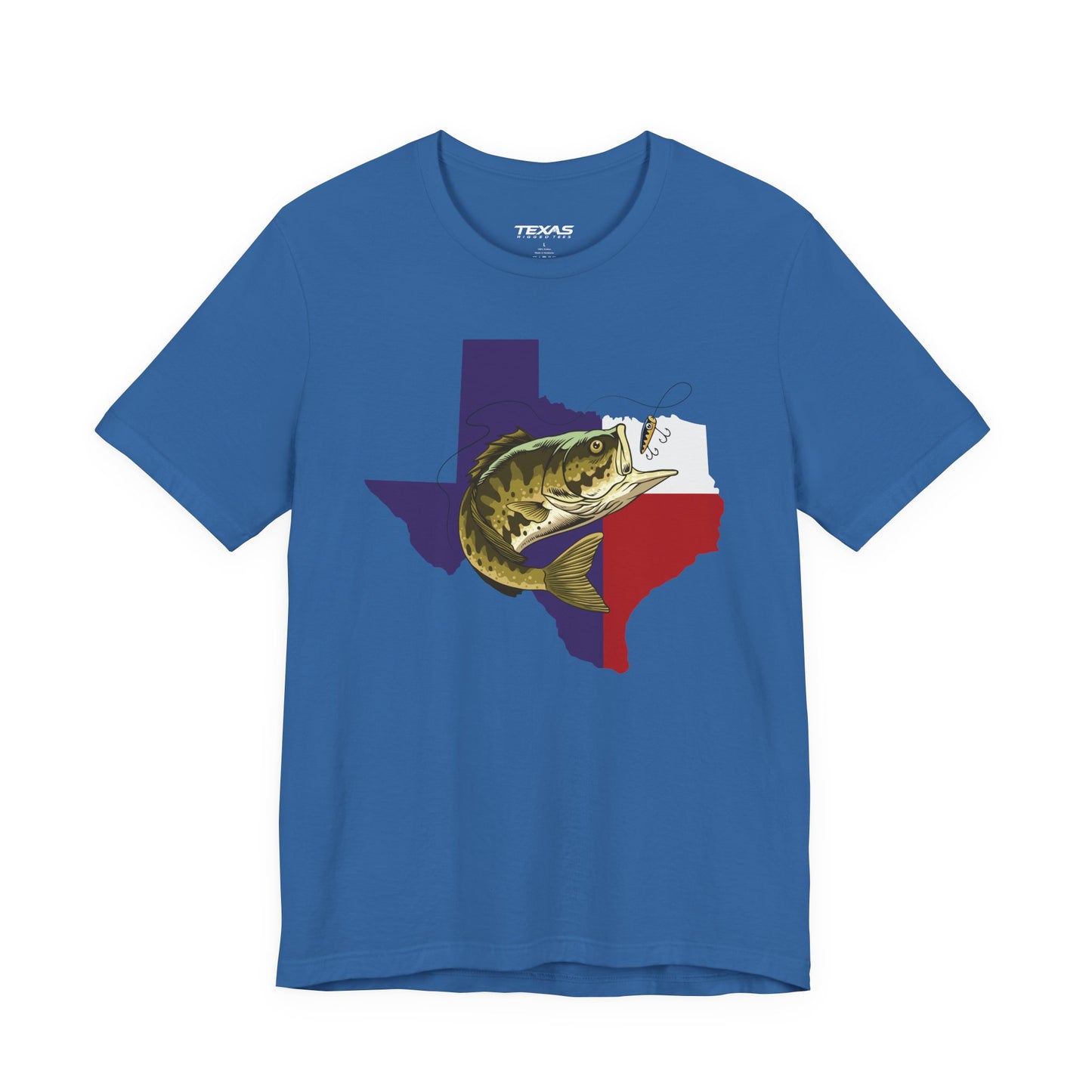 Texas Bass Fishing — Unisex Cotton Tee