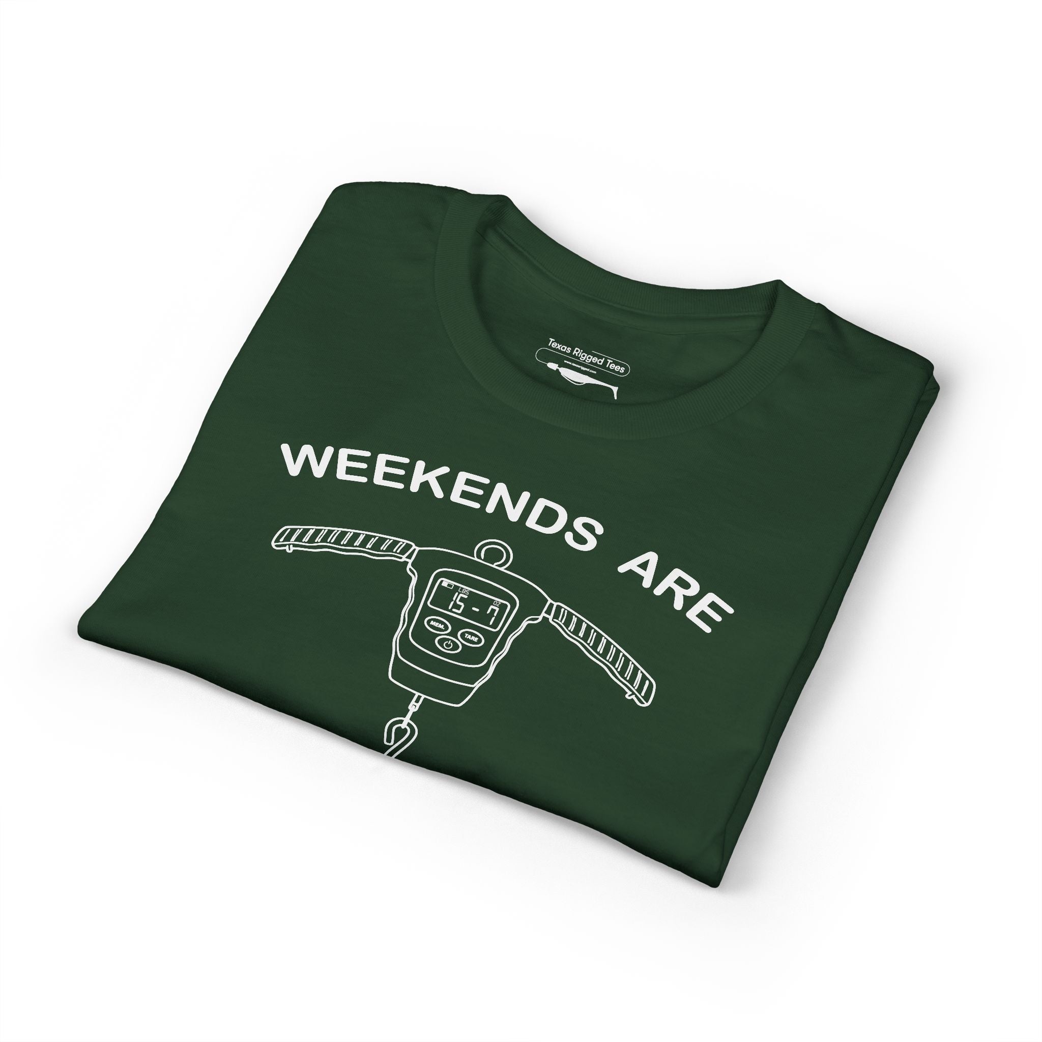Weekends Are for Weigh-Ins — Unisex DryBlend® T-Shirt