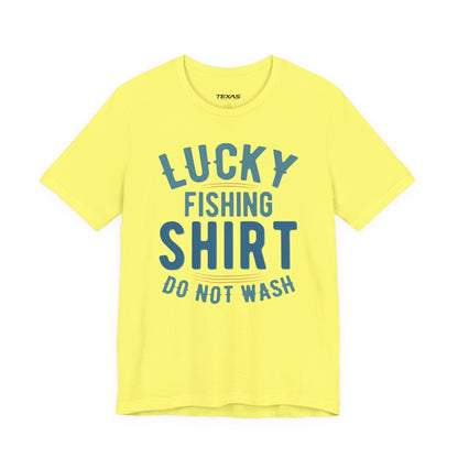 Lucky Fishing Shirt — Unisex Cotton Tee
