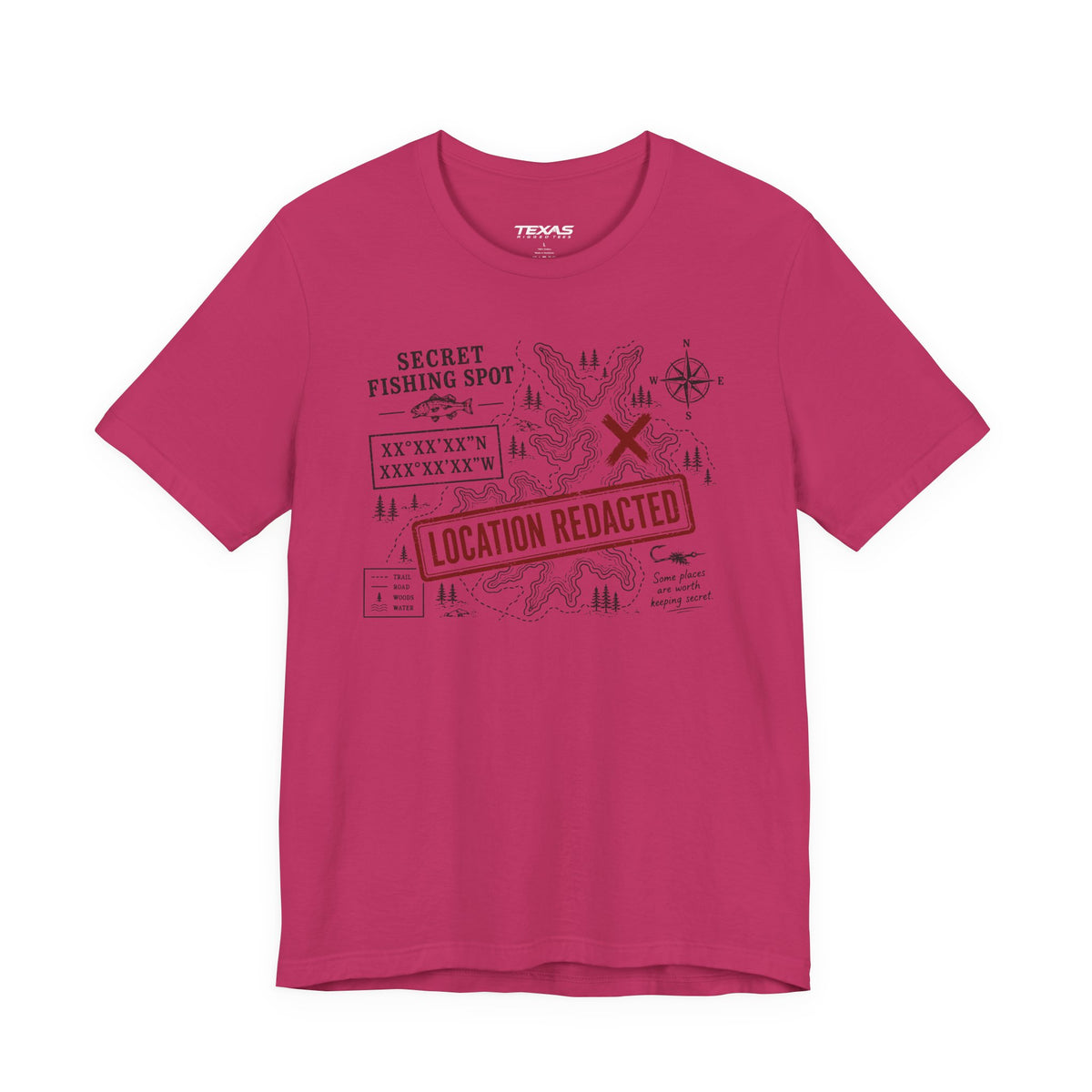 Secret Fishing Spot — Unisex Cotton Tee