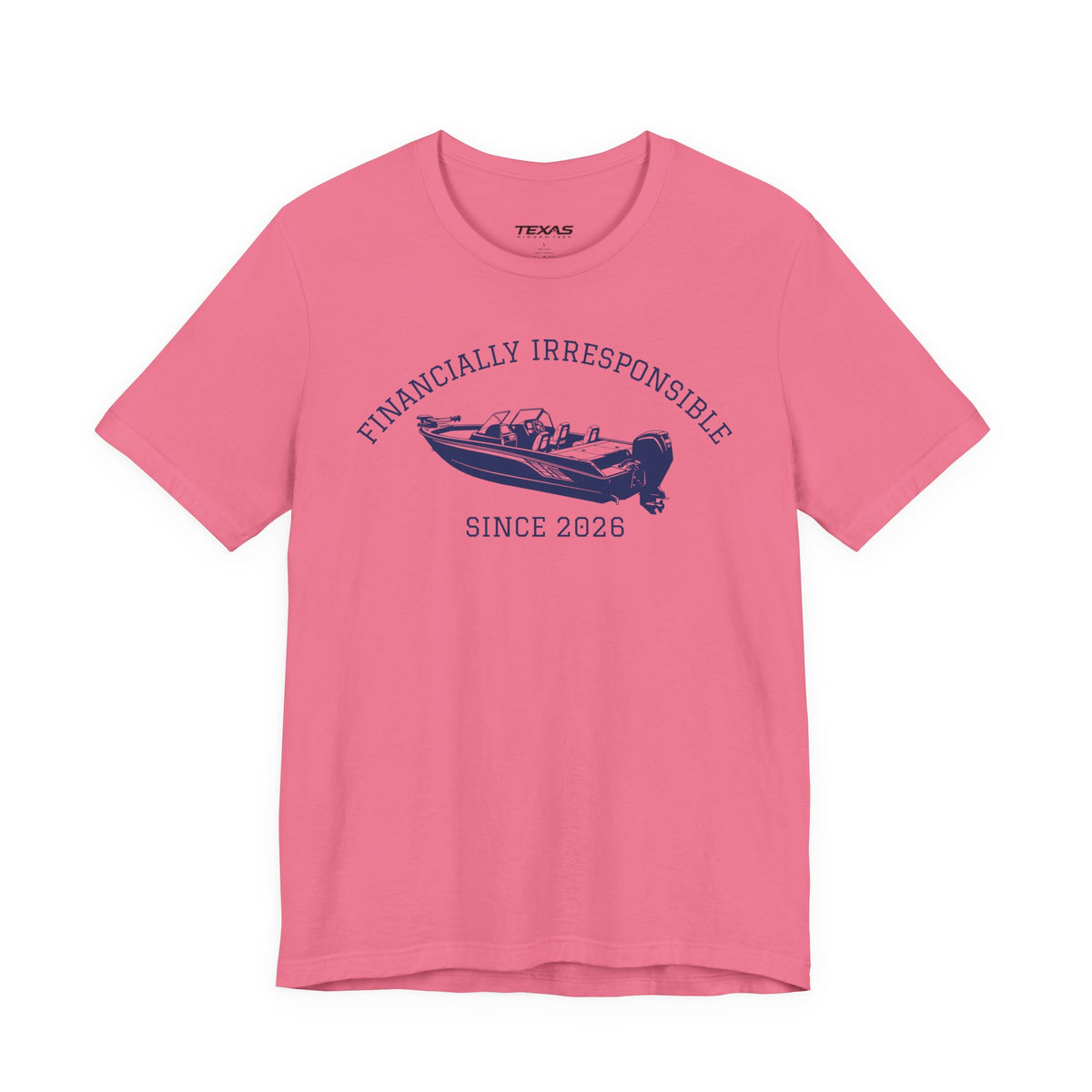 Financially Irresponsible Since XXXX (Boat Edition) — Unisex Cotton Tee