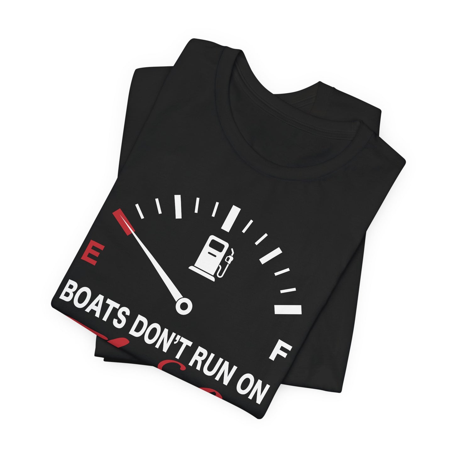 Boats Don’t Run on Thanks — Unisex Cotton Tee