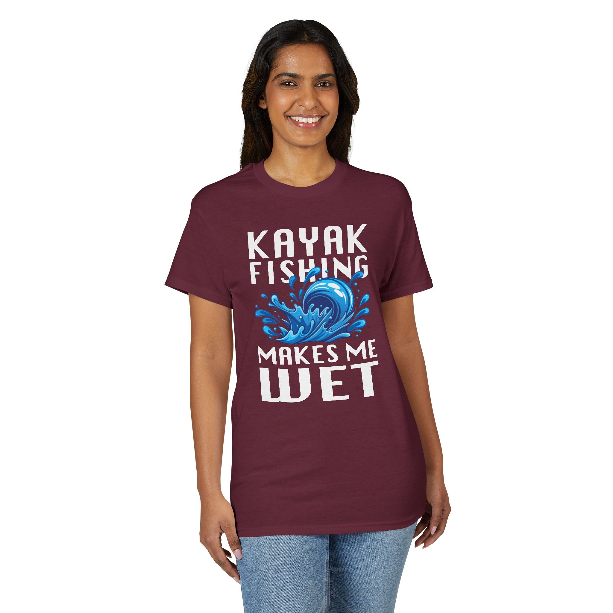 Kayak Fishing Makes Me Wet — Unisex DryBlend® T-Shirt