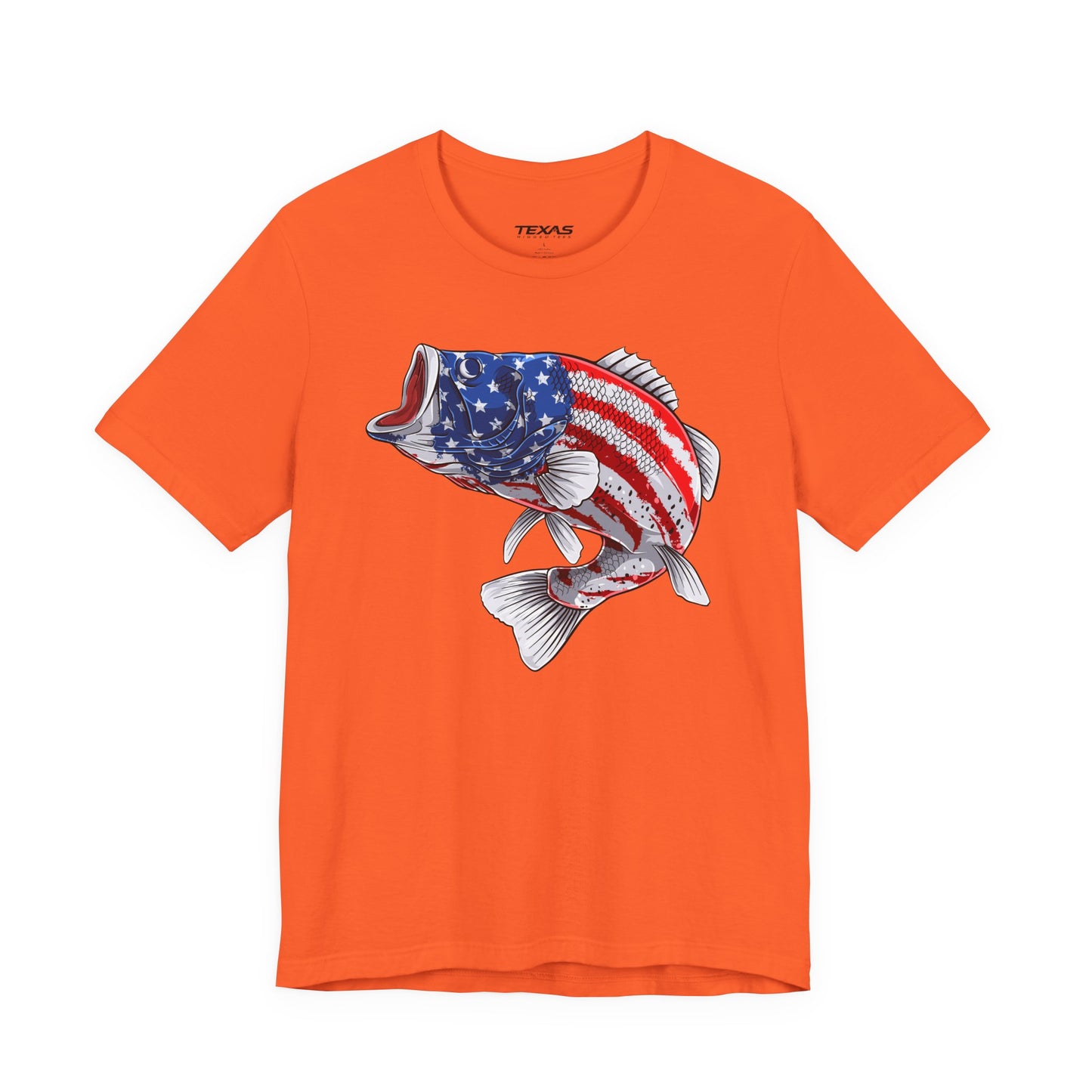 Patriotic Bass — Unisex Cotton Tee