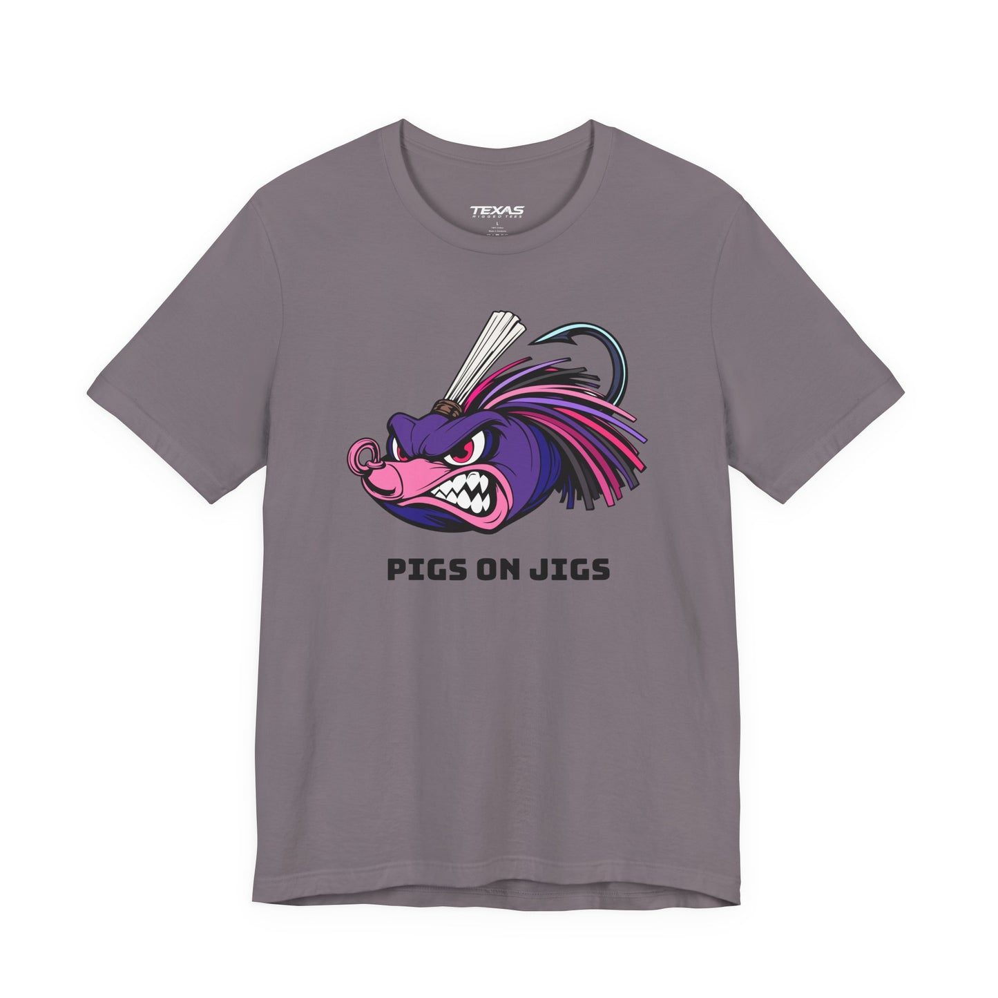 Pigs on Jigs — Unisex Cotton Tee