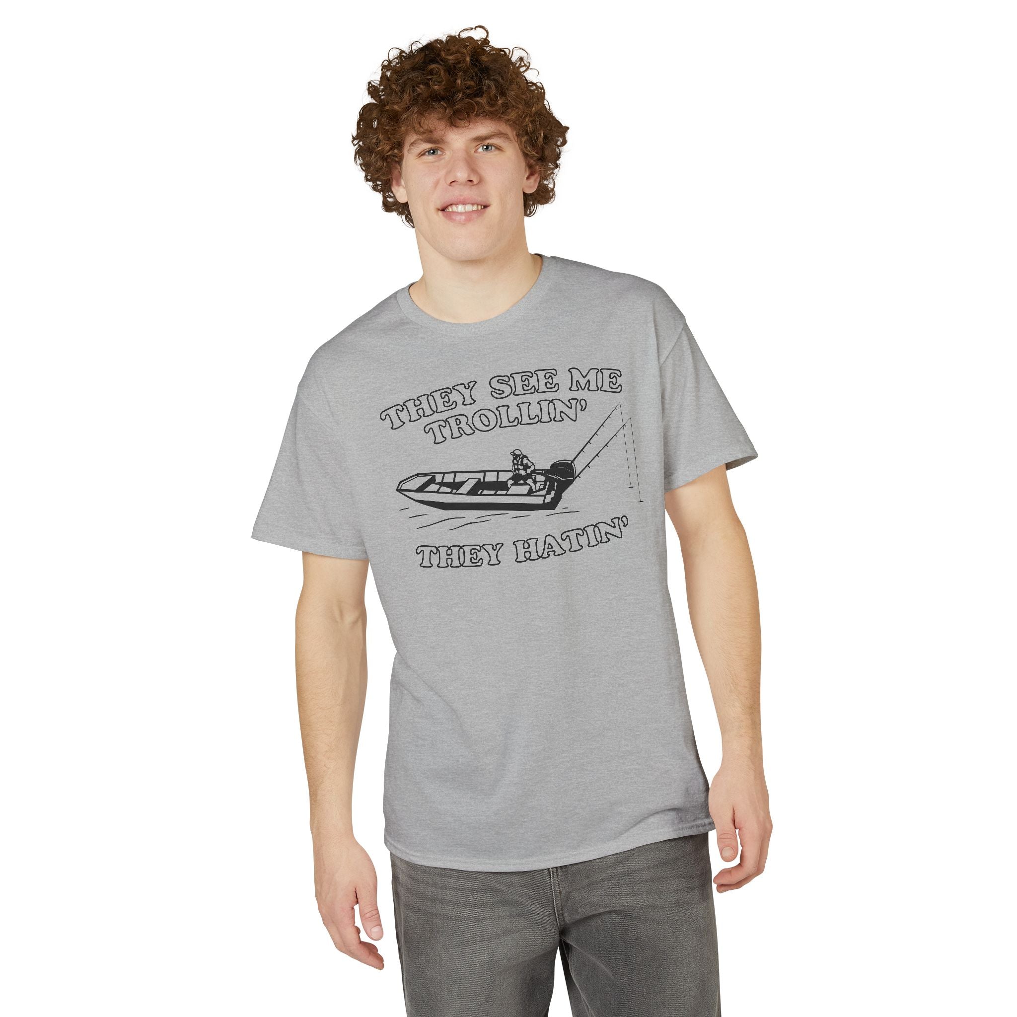They See Me Trollin’, They Hatin’ — Unisex DryBlend® T-Shirt