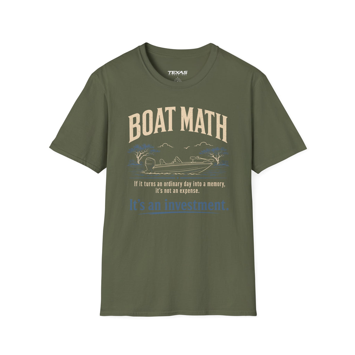 Boat Math — Unisex Cotton Tee