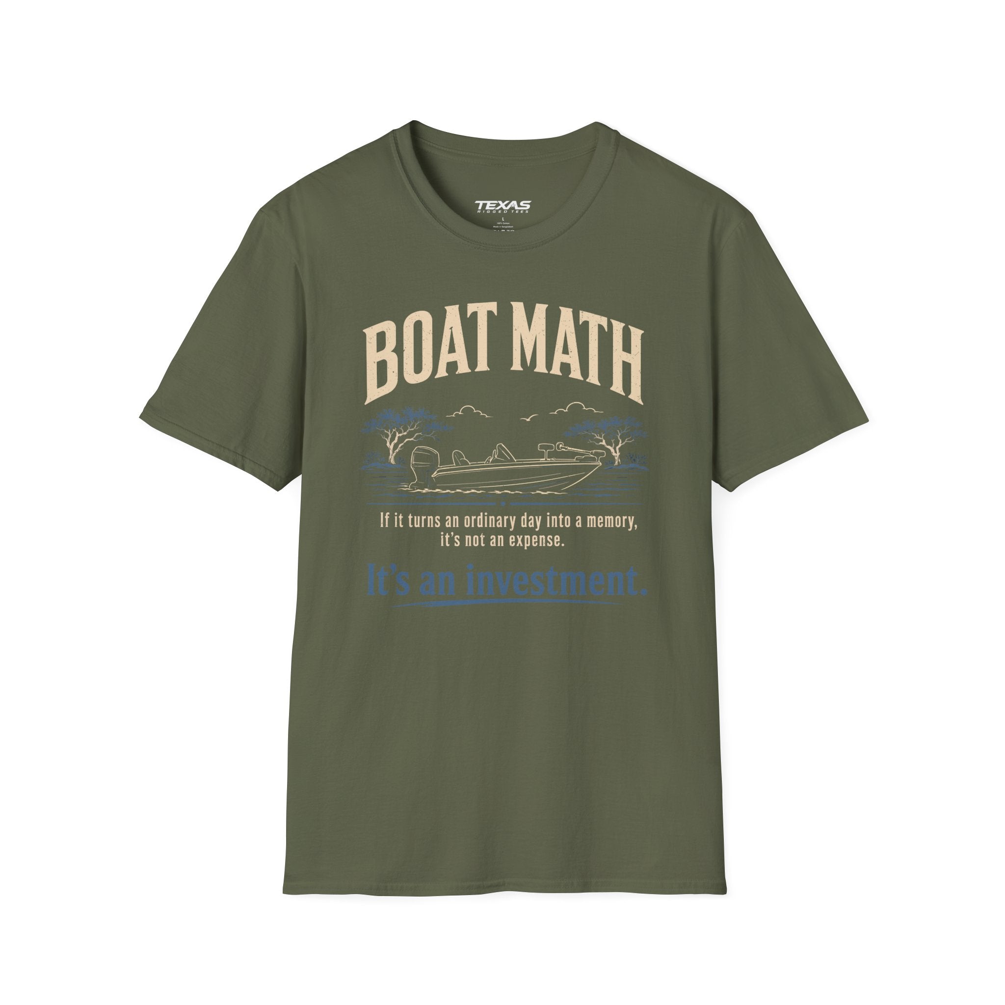 Boat Math — Unisex Cotton Tee