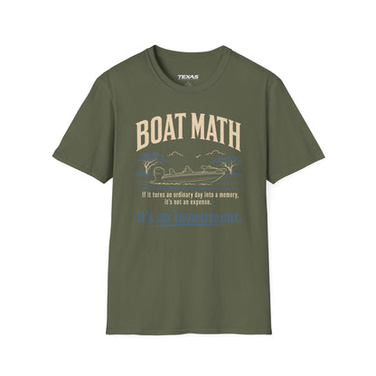 Boat Math — Unisex Cotton Tee