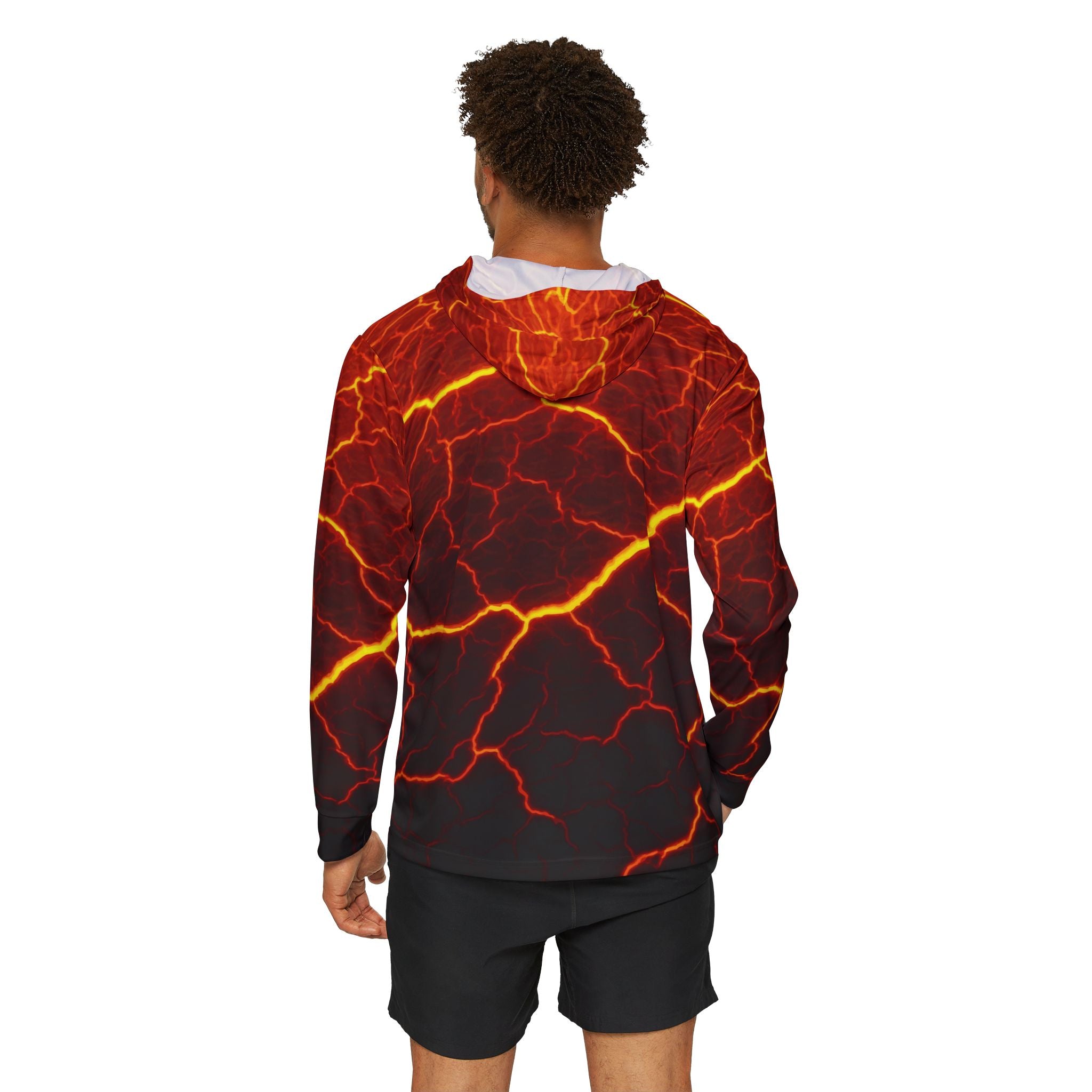 Molten Magma — Unisex Fishing Pullover Hoodie (SPF 50+)