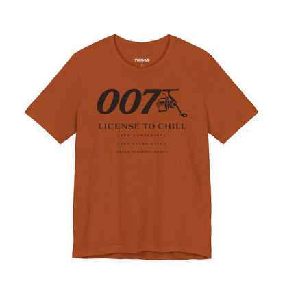 License to Chill — Unisex Cotton Tee